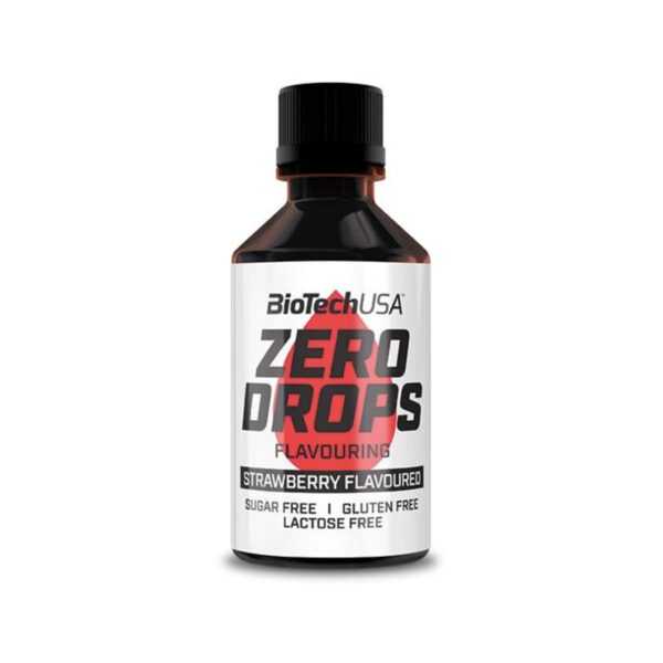 BioTech USA | Zero Drops - 50ml Strawberry