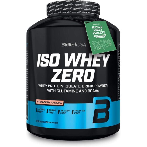 BioTech USA | Iso Whey Zero - 2270g Erdbeere