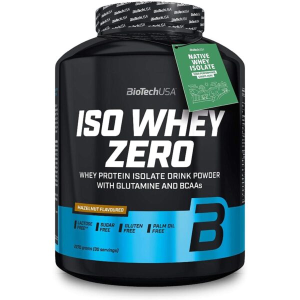 BioTech USA | Iso Whey Zero - 2270g Haselnuss