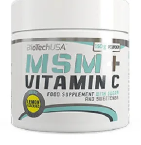 BioTech USA | MSM + Vitamin C - 150g