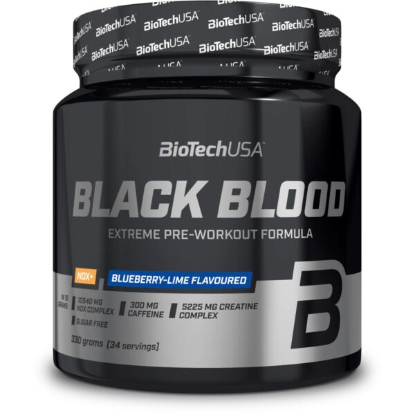 BioTech USA | Black Blood NOX+ - 330g Blueberry