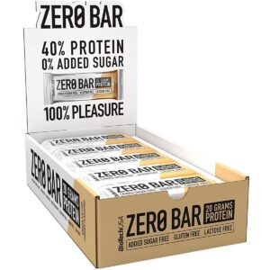 BioTech USA | Zero Bar (20x50g) Choco Chip Cookies