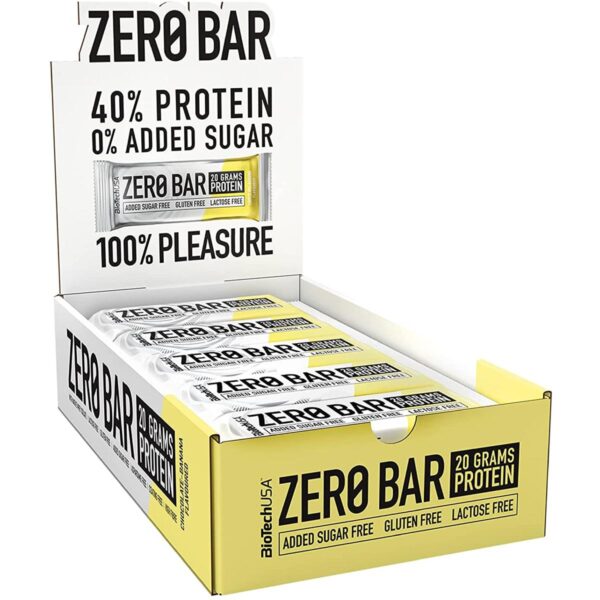 BioTech USA | Zero Bar (20x50g) Chocolate Banana