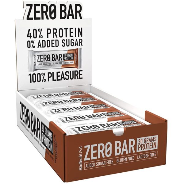 BioTech USA | Zero Bar (20x50g) Double Chocolate