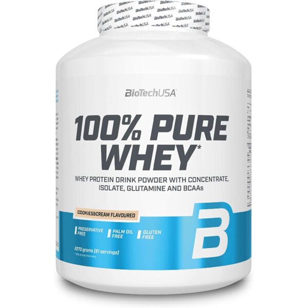 BioTech USA | 100% Pure Whey - 2270g Cookies & Cream