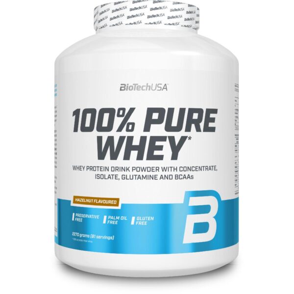 BioTech USA | 100% Pure Whey - 2270g Hazelnut