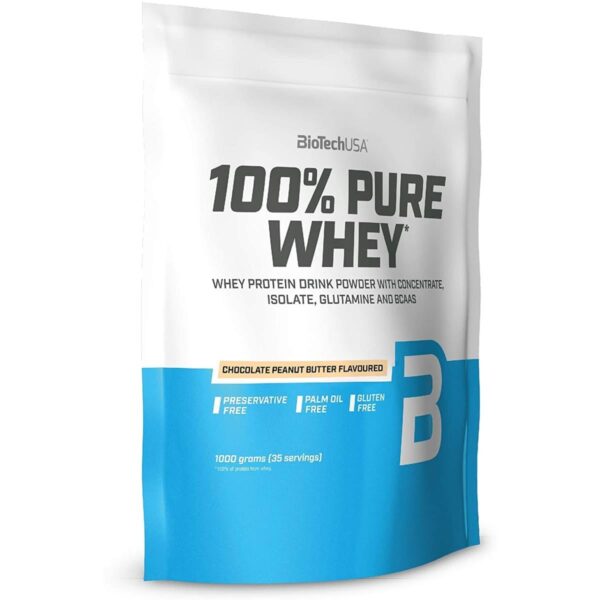 BioTech USA | 100% Pure Whey - 1000g Chocolate Peanut Butter