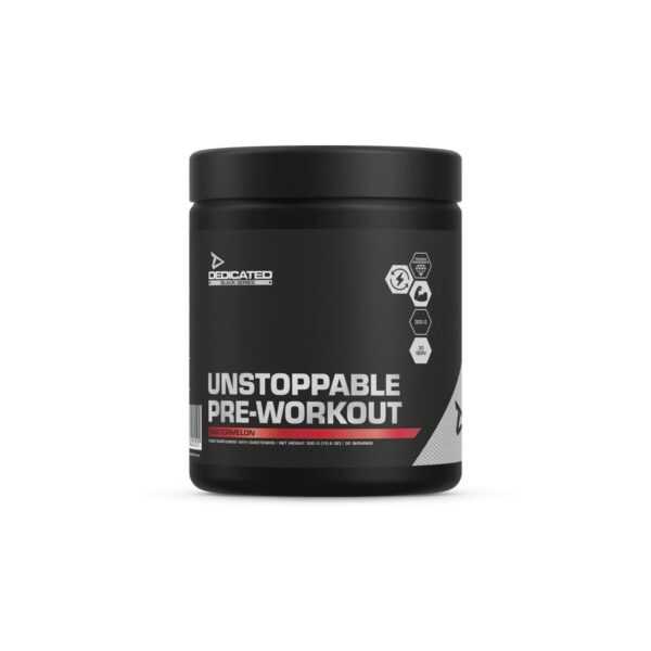 Dedicated Unstoppable Pre-Workout 300g Watermelon