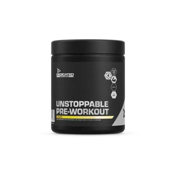 Dedicated Unstoppable Pre-Workout 300g Lemon