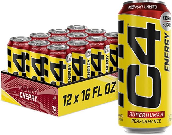 Cellucor C4 Carbonated 12 x 473ml Midnight Cherry