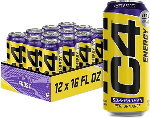 Cellucor C4 Carbonated 12 x 473ml Purple Frost