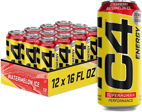 Cellucor C4 Carbonated 12 x 473ml Strawberry Watermelon