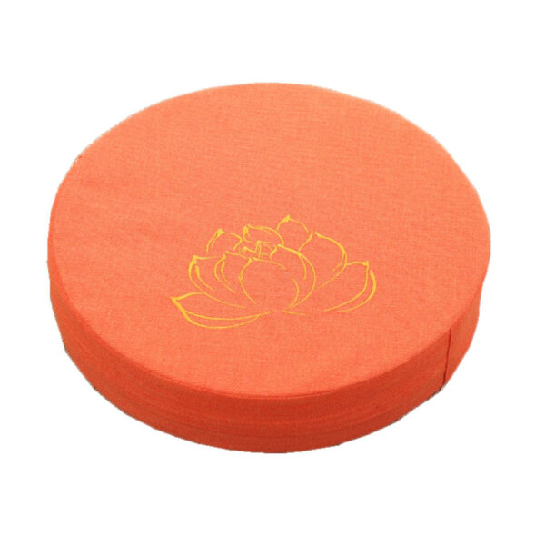 The Fitness Outlet | Sitzkissen/Zafukissen fuer Meditation - Lotus Orange