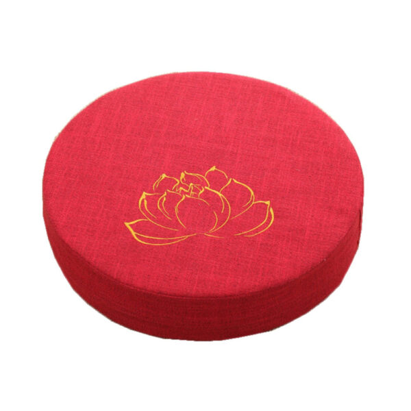 The Fitness Outlet | Sitzkissen/Zafukissen fuer Meditation - Lotus Rot