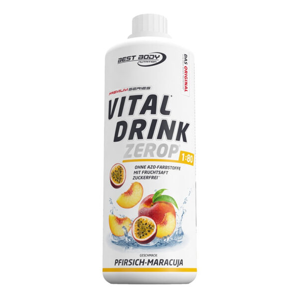 Best Body | Vital Drink 1:80 - 1000ml Pfirsich Maracuja