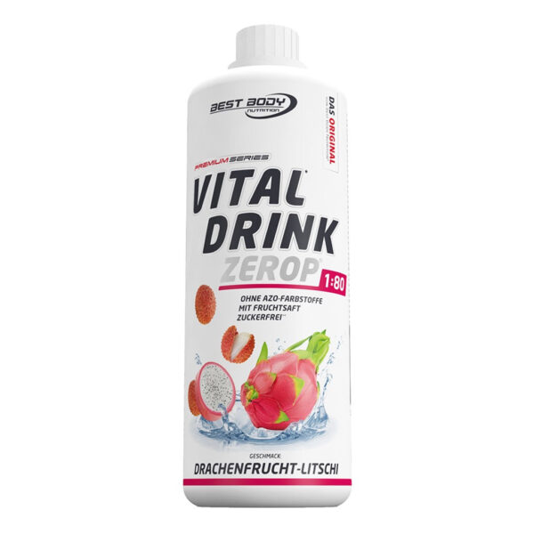 Best Body | Vital Drink 1:80 - 1000ml Drachenfrucht Litschi