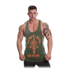 Gold's Gym | Stringer Joe Premium - Army/Orange XL