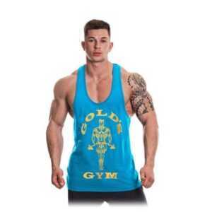 Gold's Gym | Stringer Joe Premium - Turquoise/Yellow S