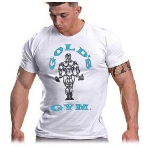 Gold's Gym | Shirt Muscle Joe - White/Blue S