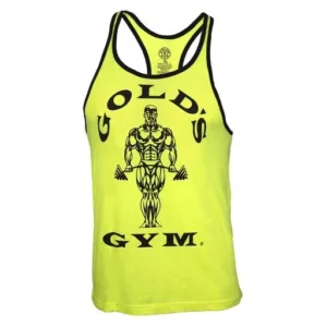 Gold's Gym | Muscle Joe Contrast Stringer Tank - Neon XL / Neon