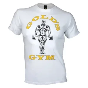 Gold's Gym | Shirt CSPT107 - Wei?ue/Gelb XL