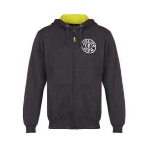 Gold's Gym | Charcoal Zip Hoodie M