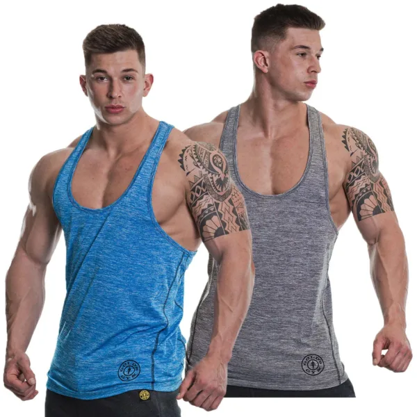 Gold's Gym | Stringer Raglan - Grey Marlin XL