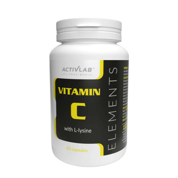 Activlab | Elements Vitamin C mit L-Lysin - 60 Kapseln