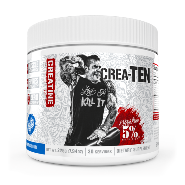 Rich Piana | 5% Nutrition CREA-10 - 249g Blue Raspberry