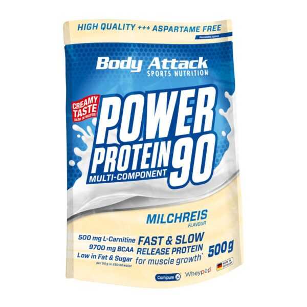 Body Attack Power Protein 90 - 500g Milchreis