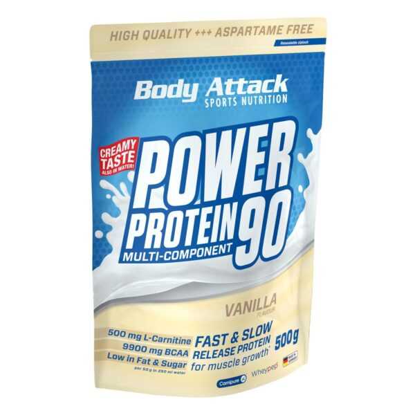 Body Attack Power Protein 90 - 500g Vanille