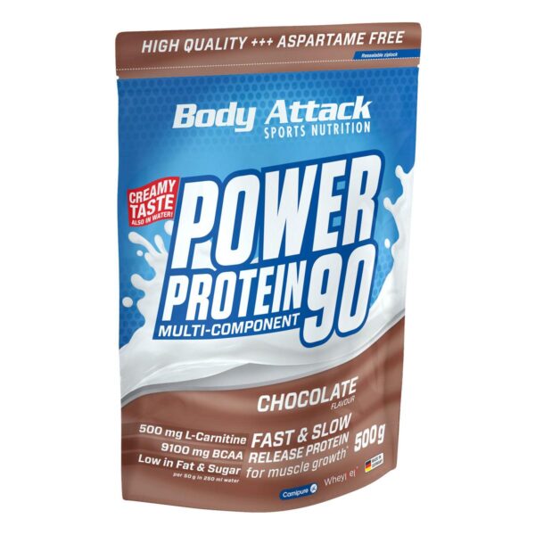 Body Attack Power Protein 90 - 500g Schokolade