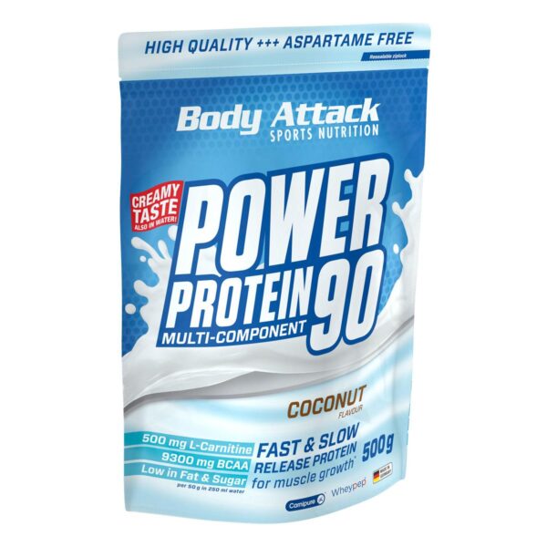 Body Attack Power Protein 90 - 500g Coconut Cream