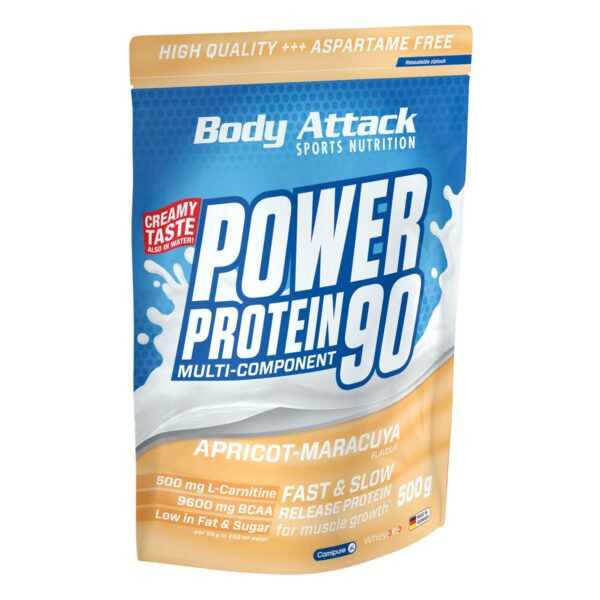 Body Attack Power Protein 90 - 500g Apricot-Maracuya