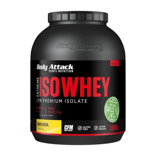 Body Attack | Extreme ISO WHEY - 1800g Banana