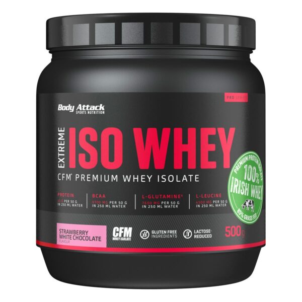 Body Attack | Extreme ISO WHEY - 500g Straw-White-Choc