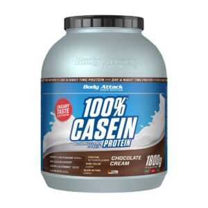 Body Attack | 100% Casein Protein - 1800g Chocolate Cream