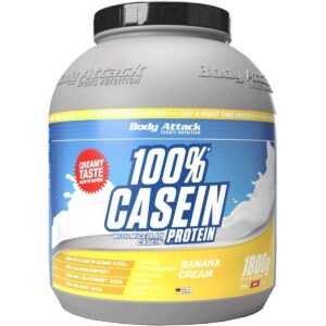 Body Attack | 100% Casein Protein - 1800g Banane Cream