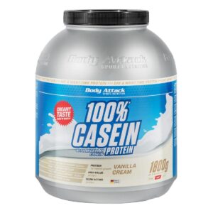 Body Attack | 100% Casein Protein - 1800g Vanille Cream