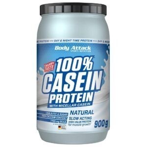 Body Attack | 100% Casein Protein - 900g Natural Cream