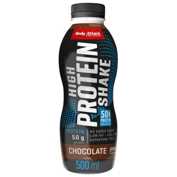 Body Attack | High Protein Shake (12x500ml) Schoko