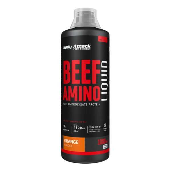 Body Attack | Beef Amino Liquid - 1000ml Orange