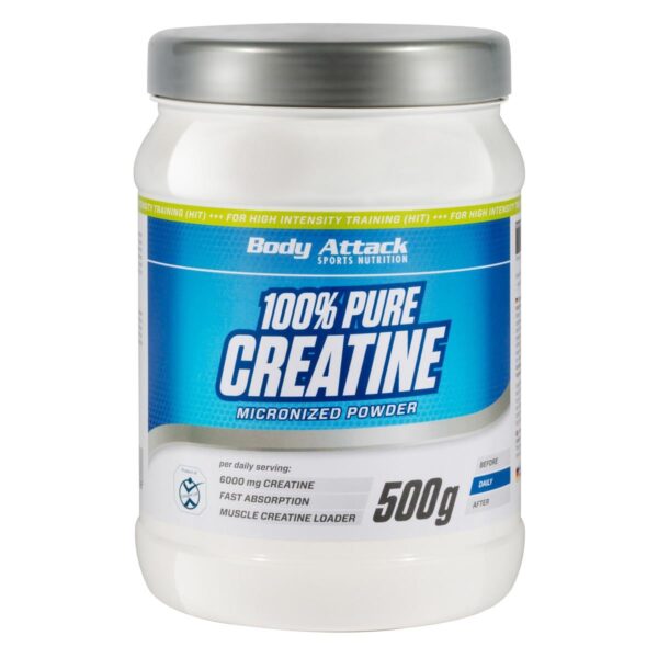 Body Attack | 100% Pure Creatine - 500g