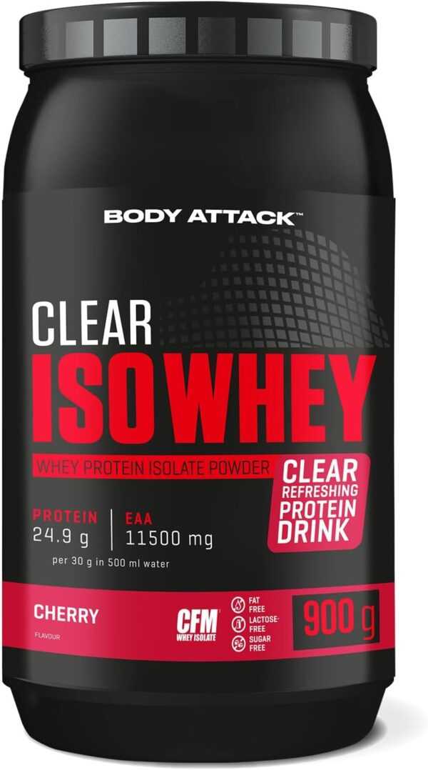 Body Attack | Clear Iso Whey - 900g Cherry