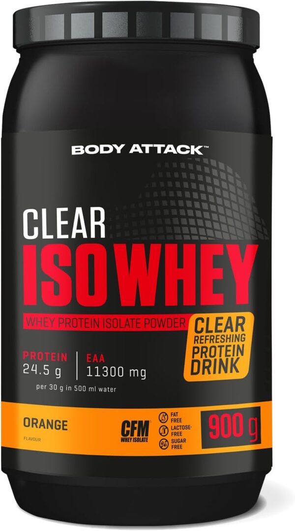 Body Attack | Clear Iso Whey - 900g Orange