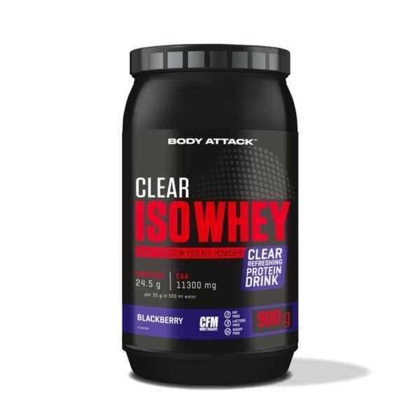 Body Attack | Clear Iso Whey - 900g Blackberry