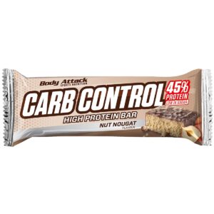 Body Attack Carb Control - Proteinriegel 100g (15 Riegel) Nut Nougat