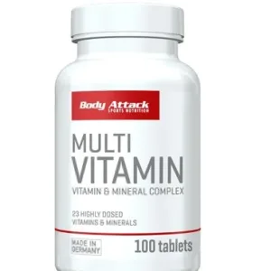 Body Attack Multi Vitamin - 100 Tabletten