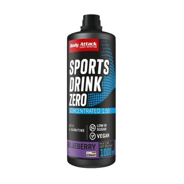 Body Attack | Sports Drink Zero - 1000ml Waldmeister