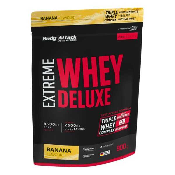 Body Attack Extreme Whey Deluxe - 900g Banane Cream